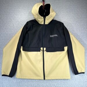 Zara Hooded Windbreaker Jacket Men/Women 13/14 M new‎ without tags Color Block